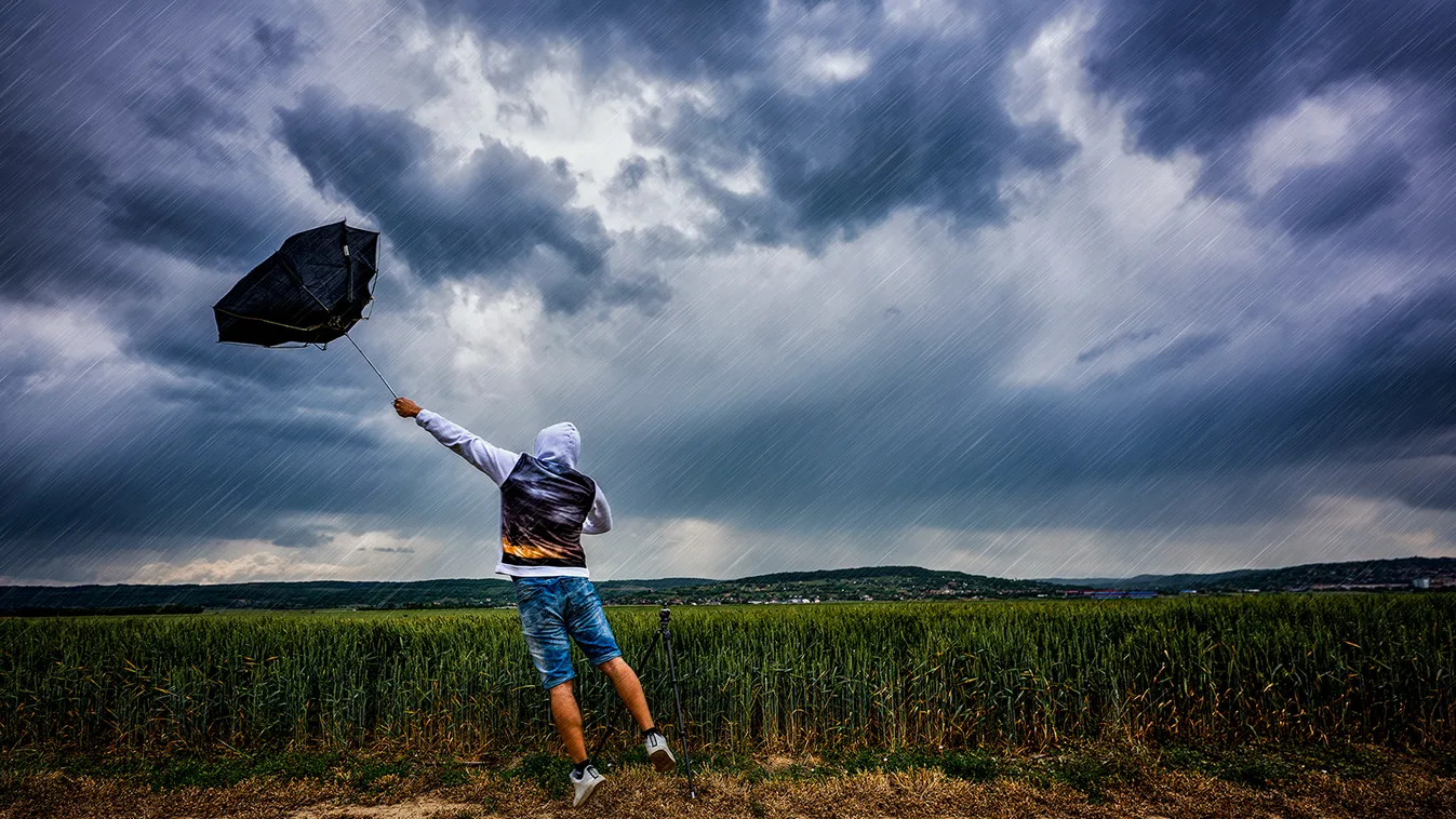 Döbbenetes felvétel készült a Magyarországon tomboló viharokról - VIDEÓ