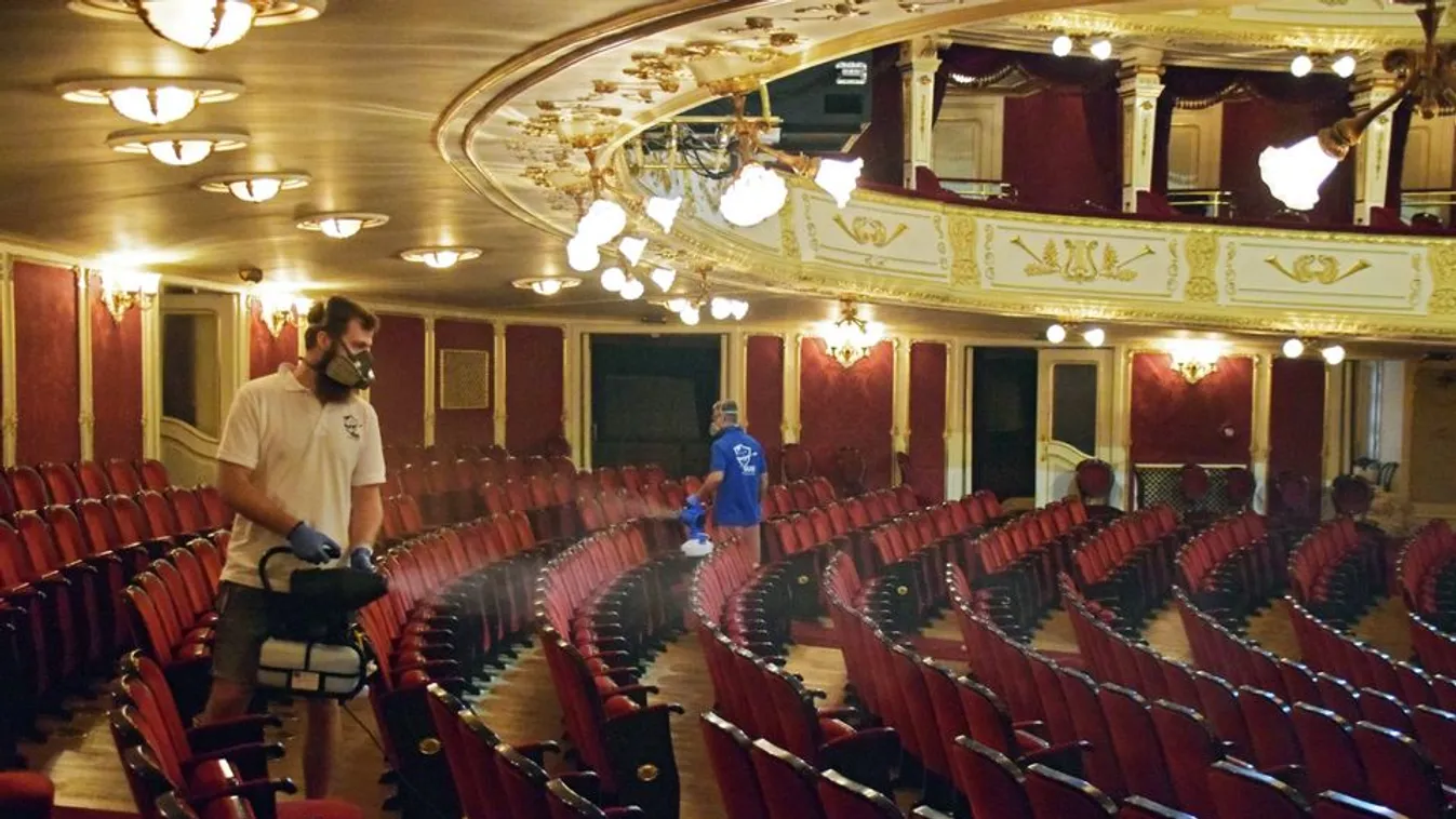 Koronavírusos színész: speciális berendezéssel fertőtlenítették a Vígszínházat