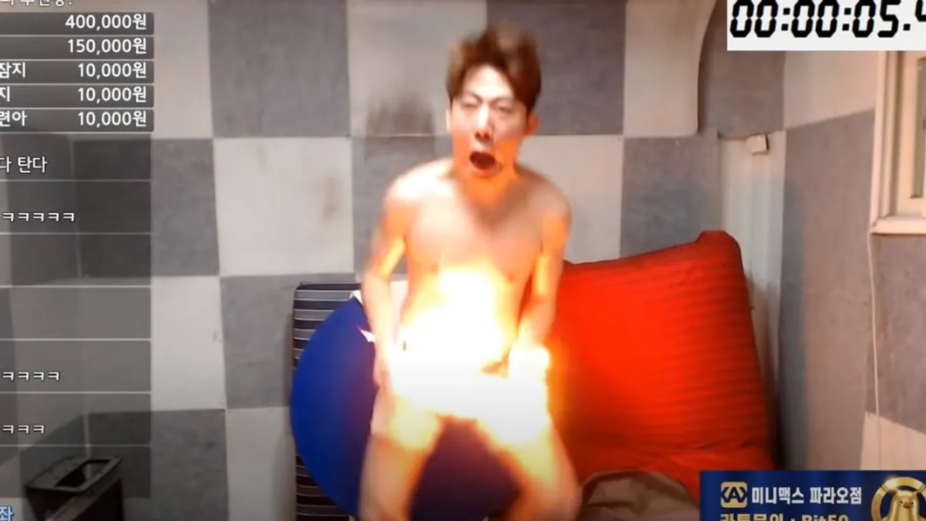 Sokkolta a nézőket: élő adásban gyújtotta fel a péniszét egy YouTube sztár