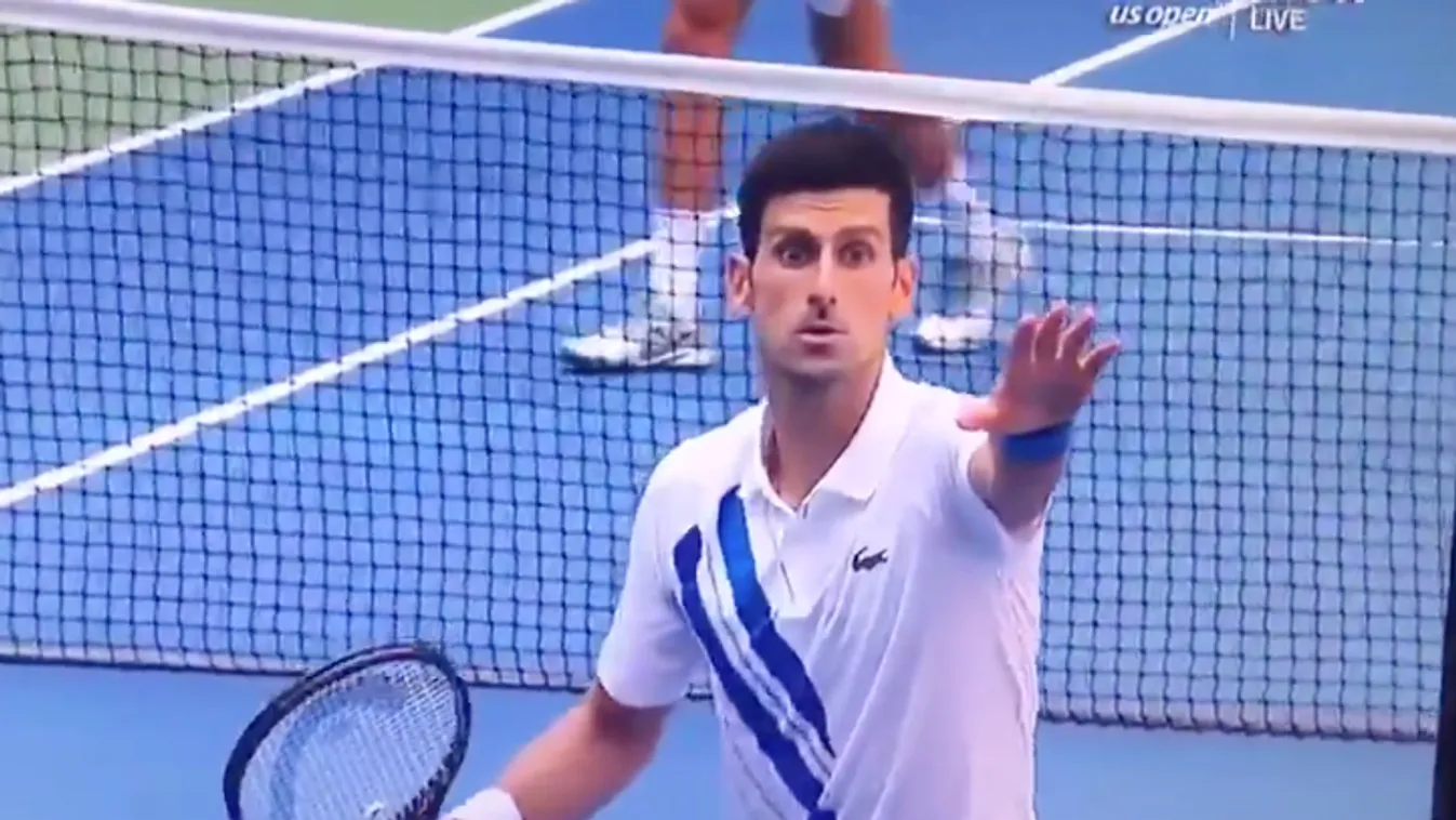 Videó a New York-i botrányról: Djokovics torkon ütötte a földre rogyó vonalbírónőt