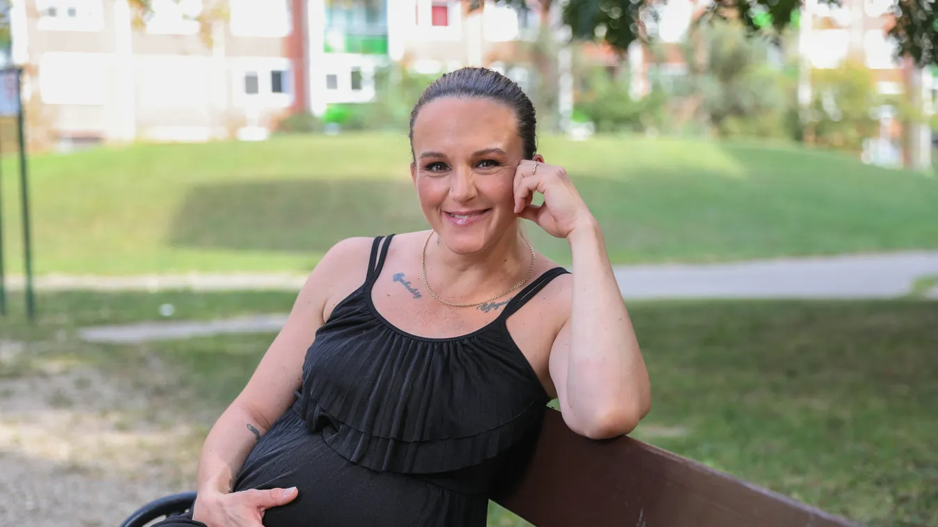 Szülés előtti utolsó interjúját adta Kollányi Zsuzsi - videó