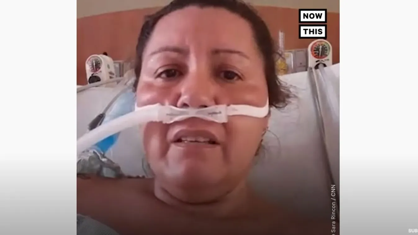 Drámai videó: Halála előtt, utolsó erejéből üzent a koronavírussal fertőzött nő