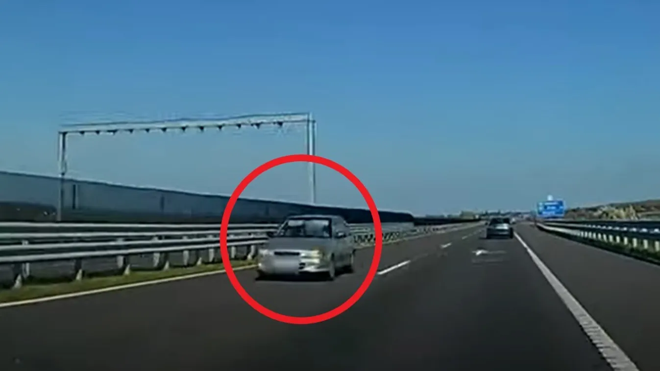 Elképesztő videó: a forgalommal szemben száguldozott egy Suzukis az M6-oson