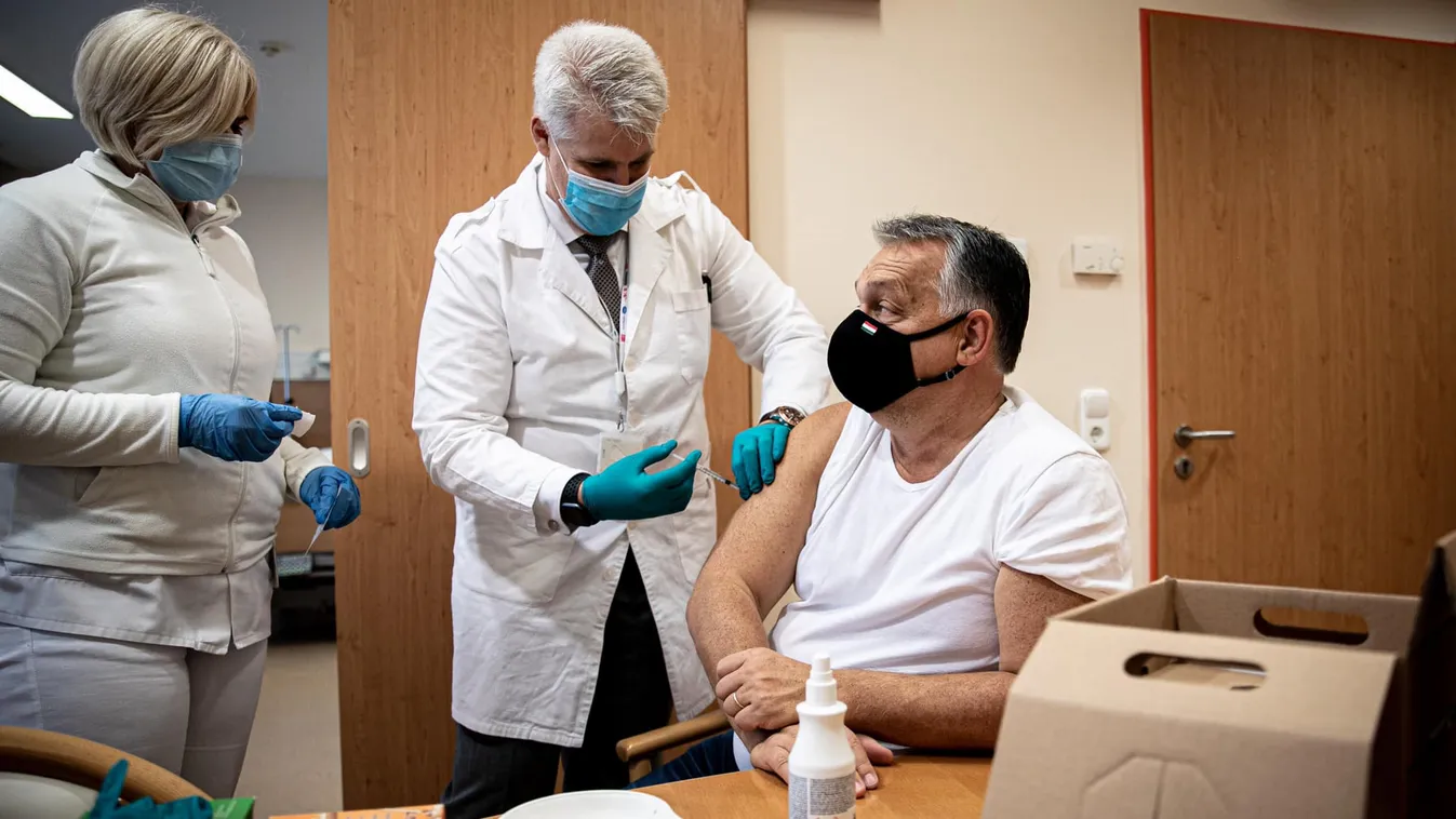 "Csak bátran" - Orbán Viktor beoltatta magát - VIDEÓ