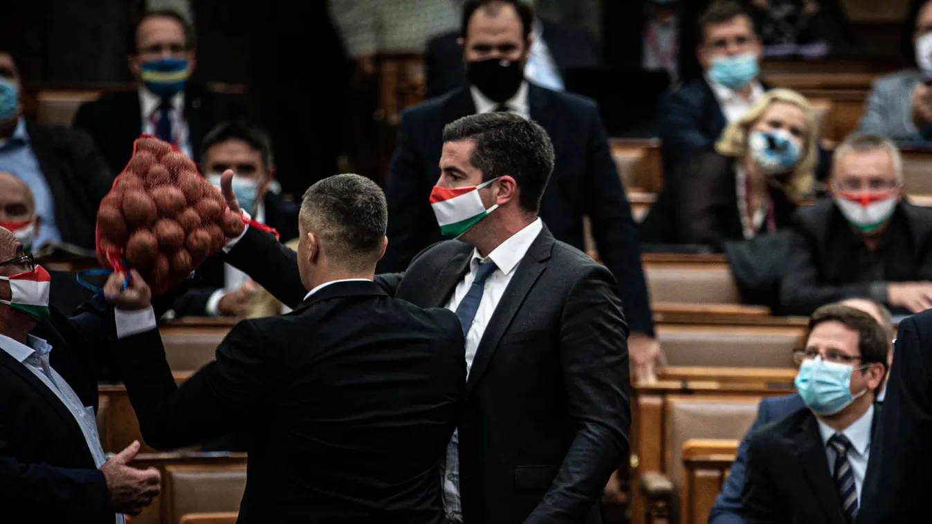 Jakab Péter összeomlott: ma egy zsák krumplival erőszakoskodott a parlamentben