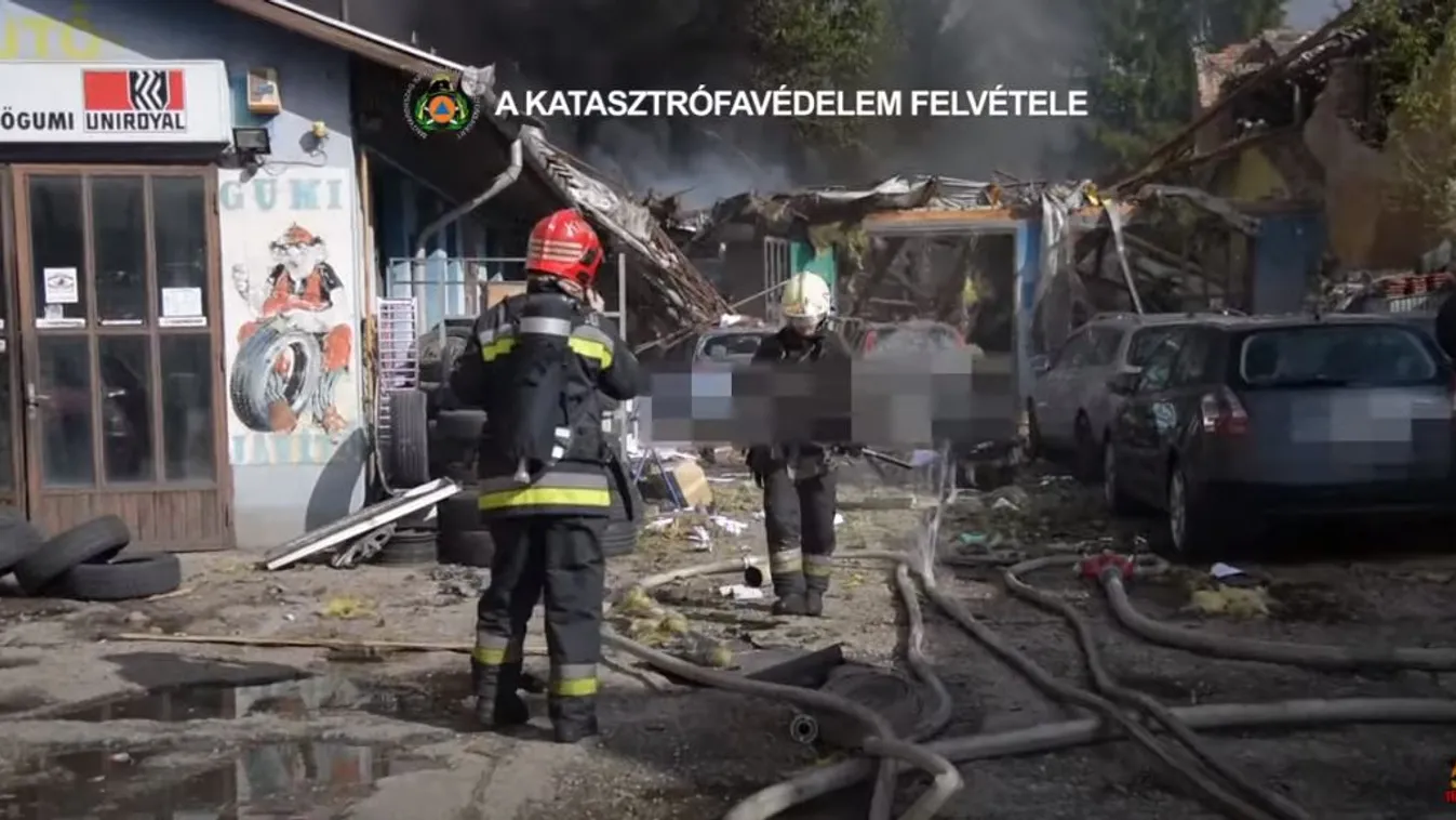Megrázó felvételt kaptunk a budapesti robbanásról - videó