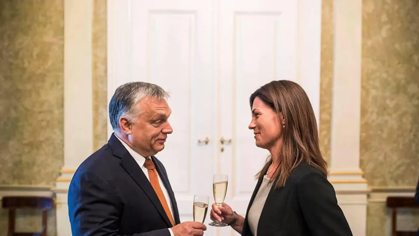 14 év, 145 nap: Varga Judit köszöntötte Orbán Viktort