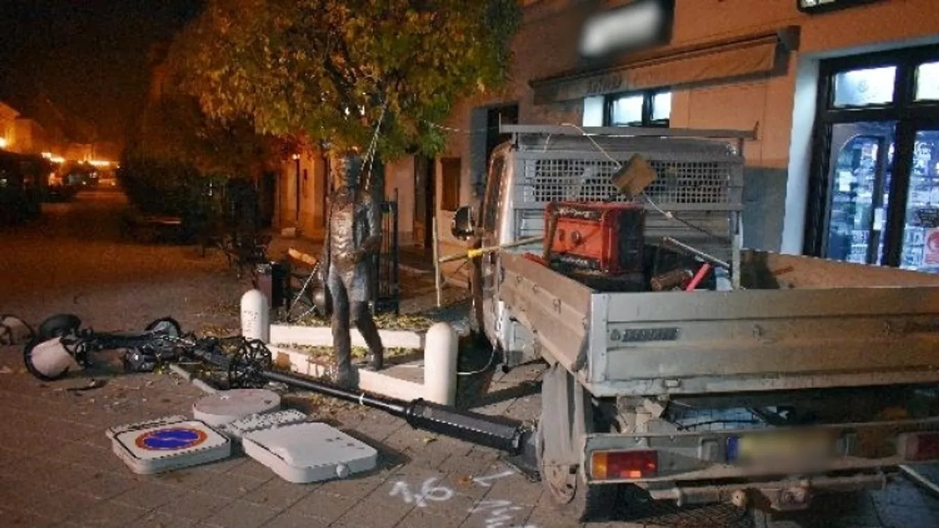 Letarolt egy fél utcát Győrben: nem fogod elhinni, mit tett ezután - helyszíni fotók