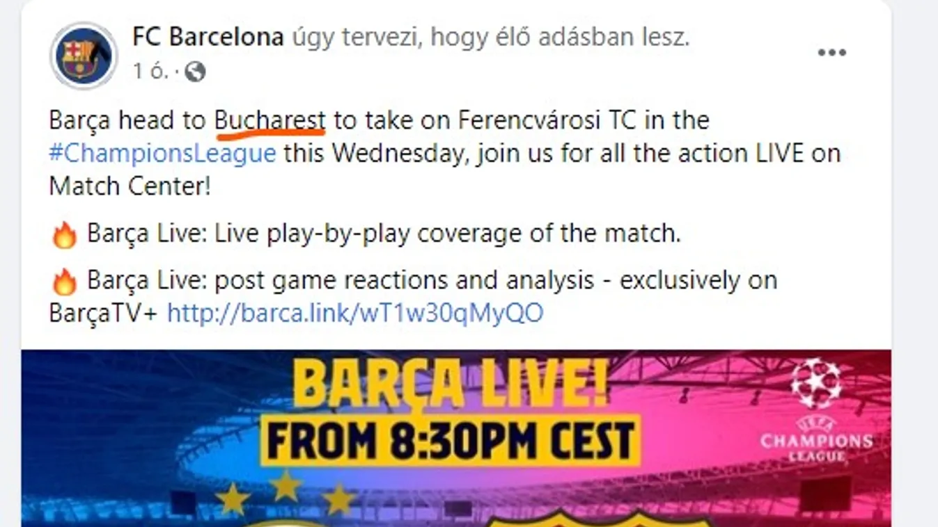Na ez tényleg ciki! Csúnyán leégette magát a Bukarestbe készülő Barcelona