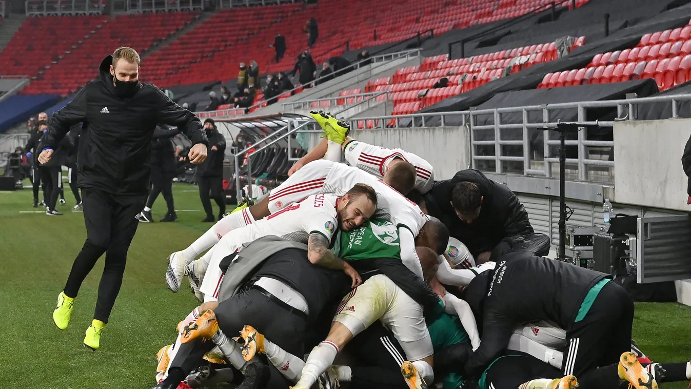 Még a mentősök is tapsoltak, így ünnepeltek a focisták a Puskás Arénában