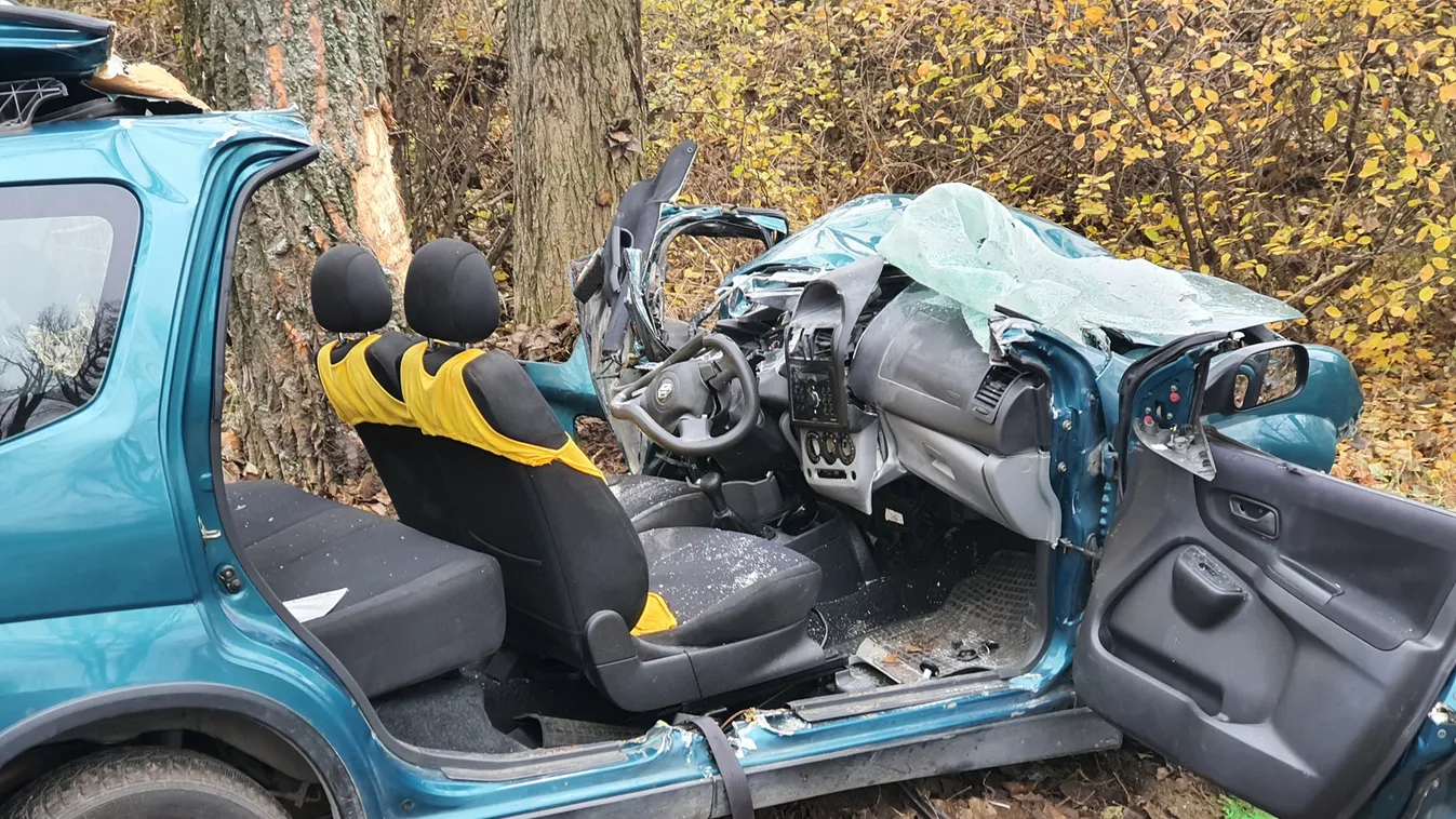 Brutális baleset Bodajknál: az asszony szörnyethalt, a férje még küzd az életéért