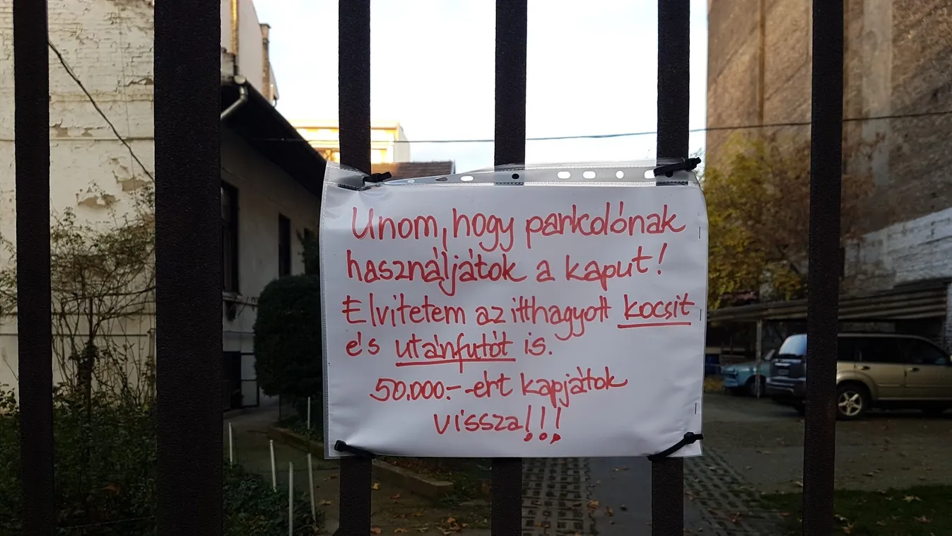 Durva zsaroló cetlin üzent egy dühös zuglói - ezért fordult ki magából