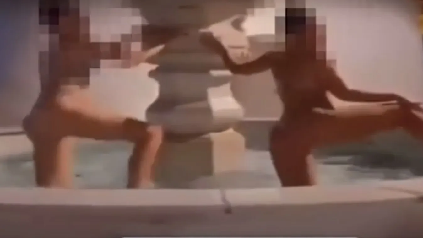 Szökőkútban táncolt két bikinis nő hajnalban, a kijárási tilalom ellenére - videó