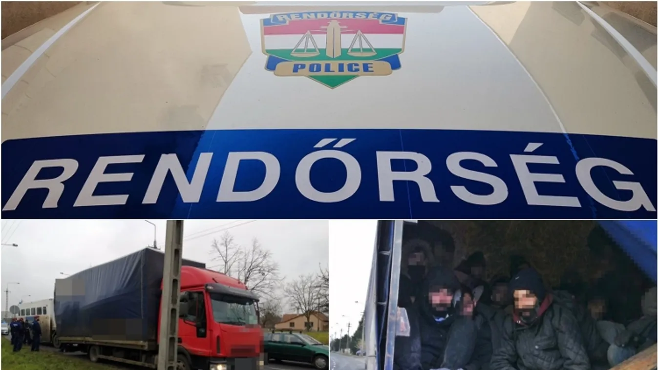 59 migránst szállított a Kiskunhalason elfogott embercsempész