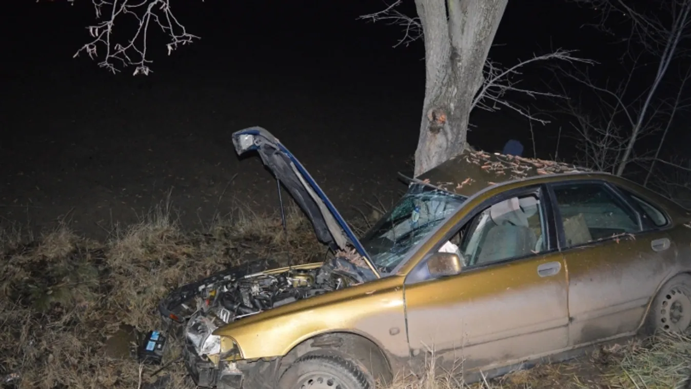 Halálos baleset történt éjjel Heves megyében – Megrázó fotók