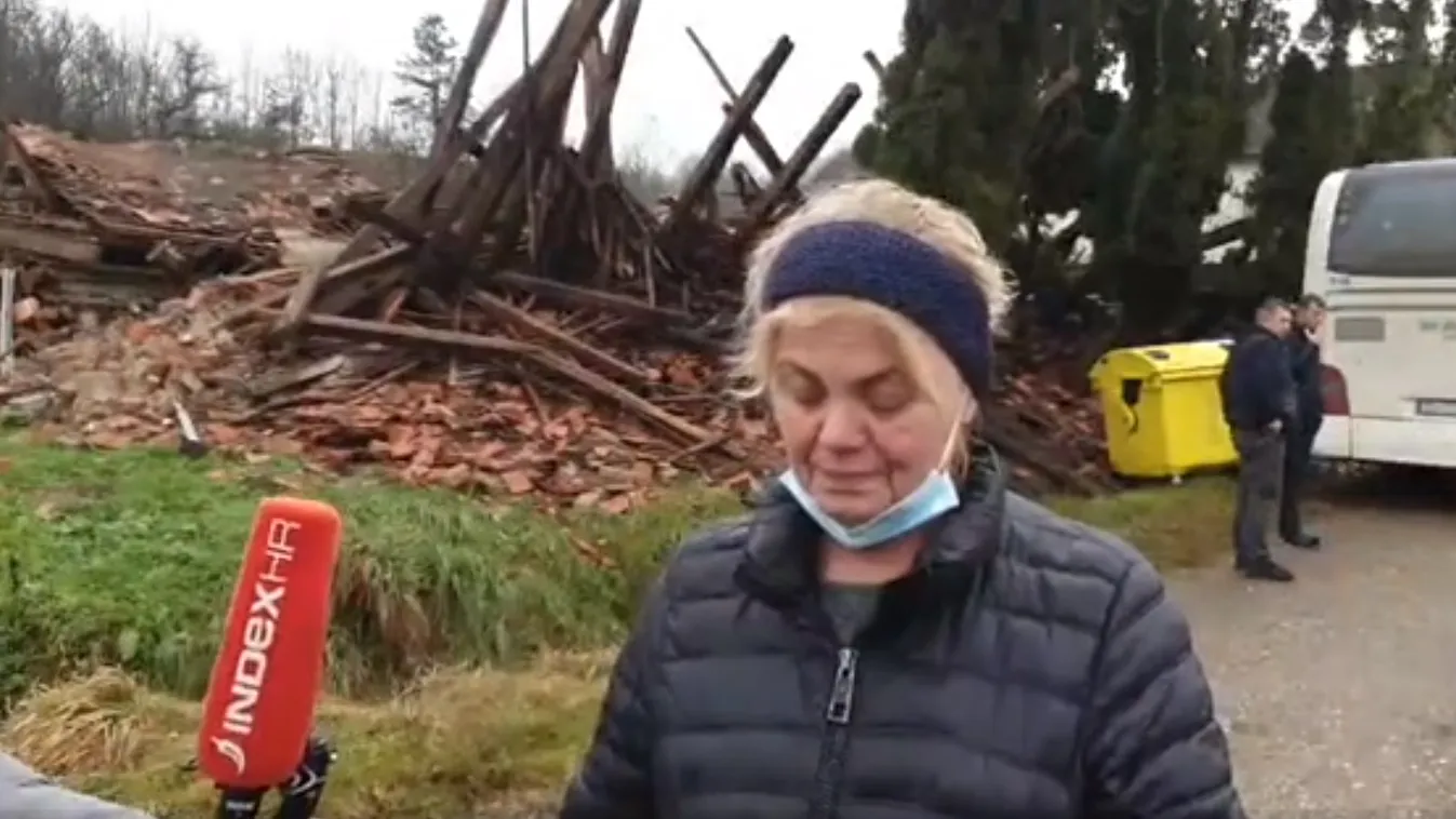 „Az emberek két perc alatt mindenüket elvesztették” - zokogva mesélte egy horvát asszony