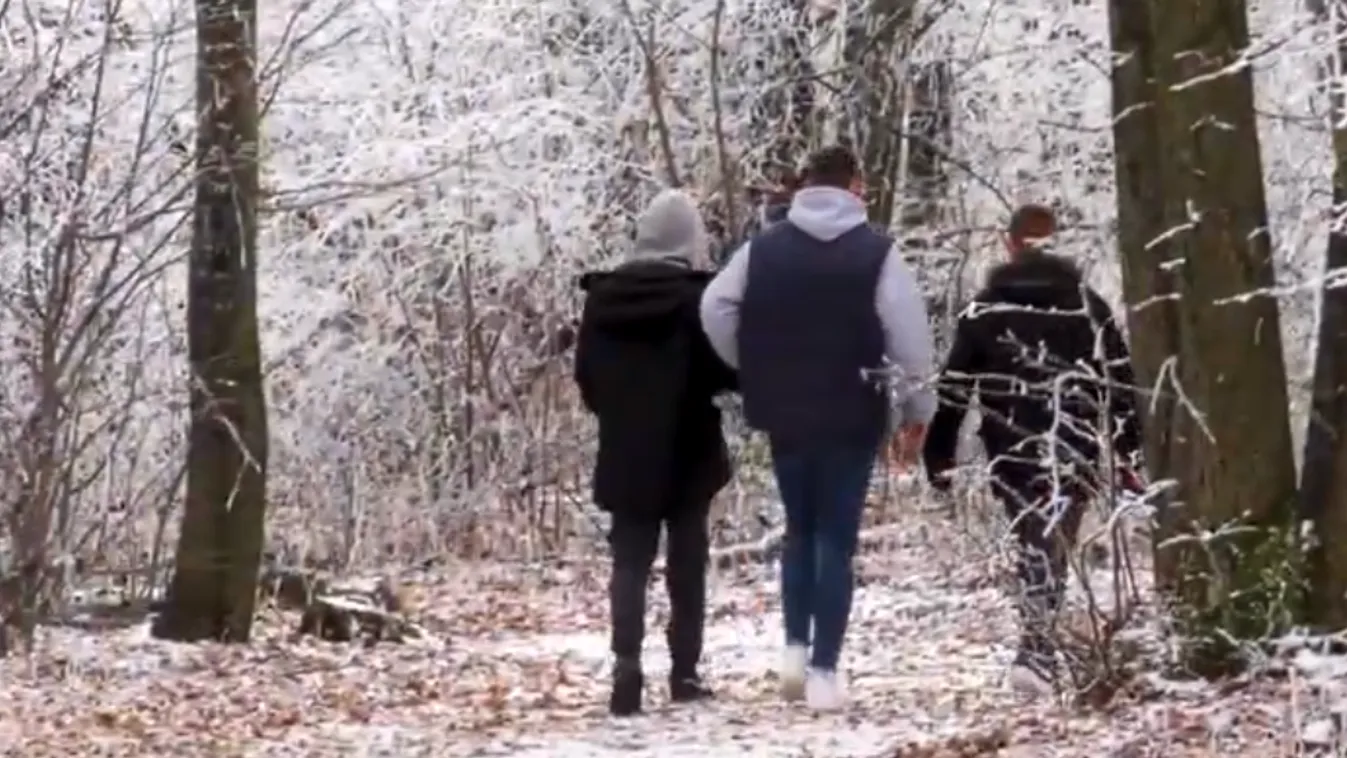 Máris fehérbe öltözött a Pilis - videó