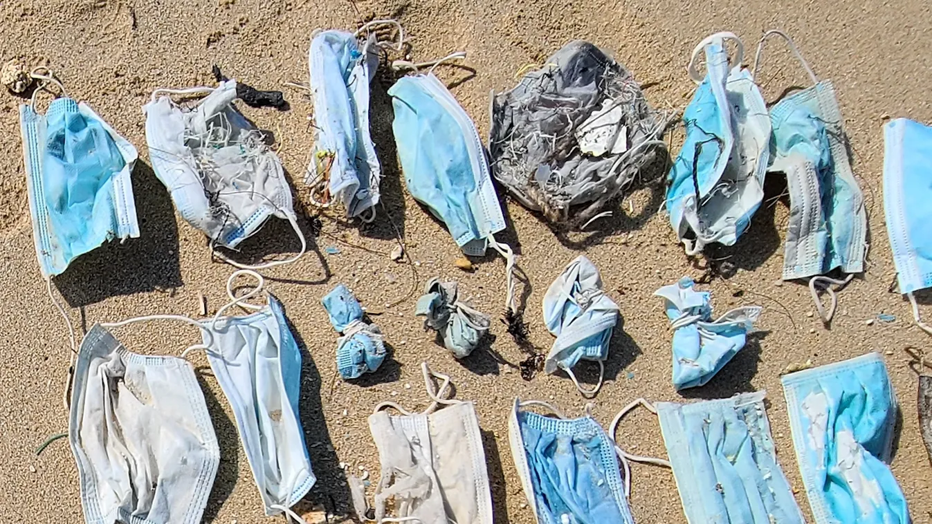 Brutális környezetszennyezés: idén 1560 millió arcmaszk került az óceánokba!