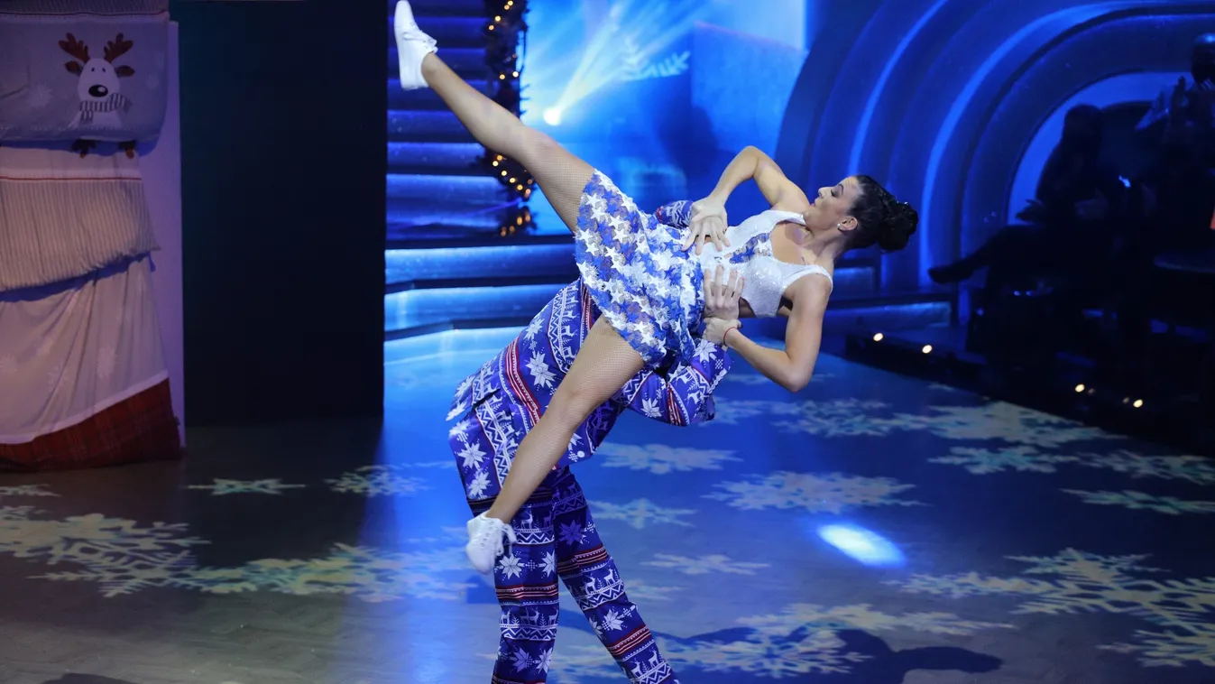 Ijesztő pillanat a Dancing with the Stars parkettjén, nagyot estek Győrfi Daniék