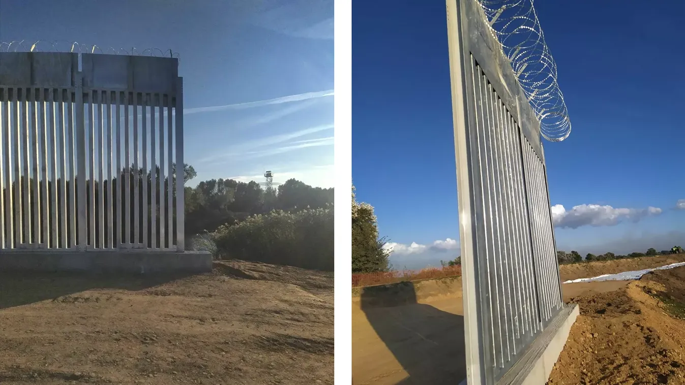 Íme az első fotók: áthatolhatatlan határkerítés épül a görög-török határon!