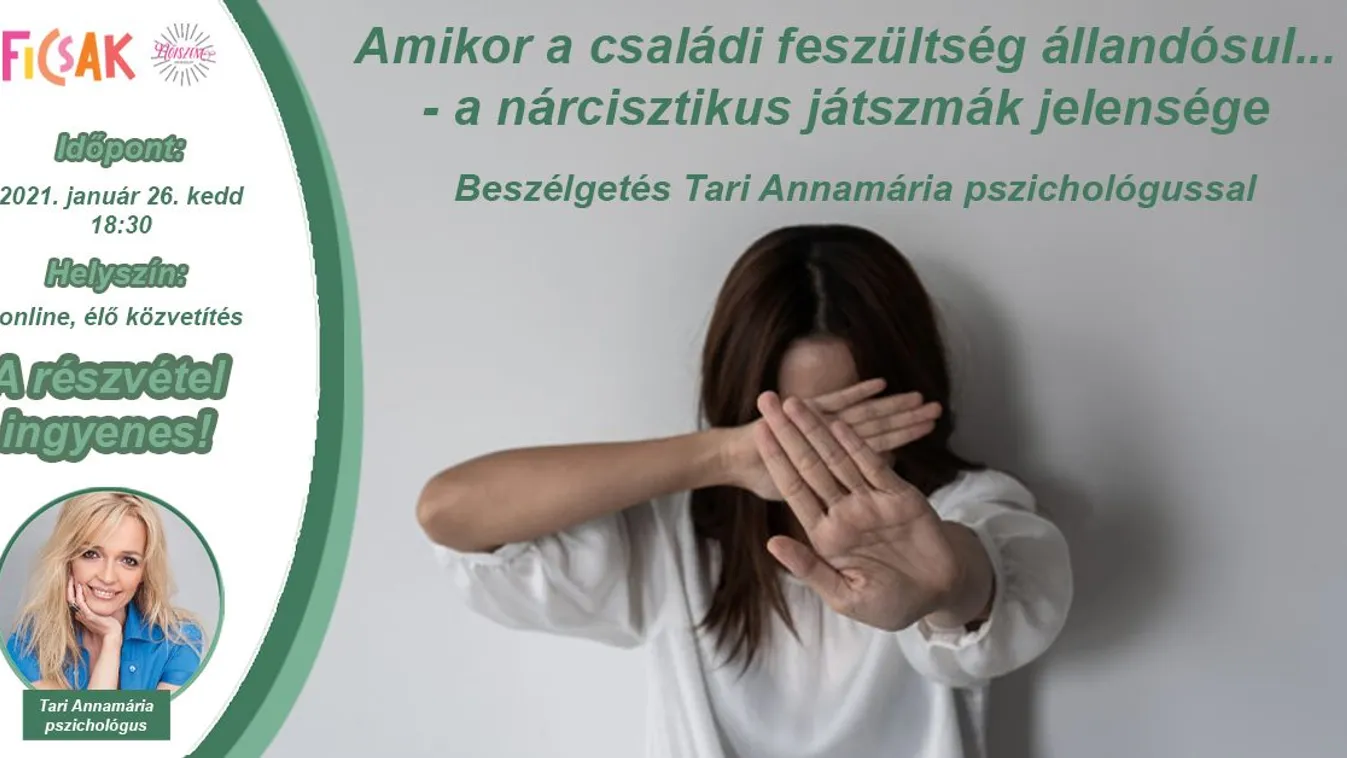 Kapcsolati erőszak témában tart online előadást a Ficsak