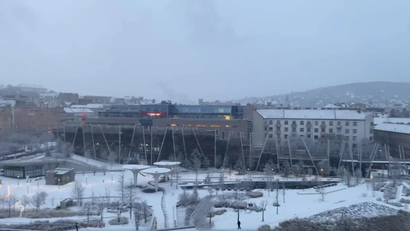 Fehérbe borult az ország: így havazott mindenhol – videó