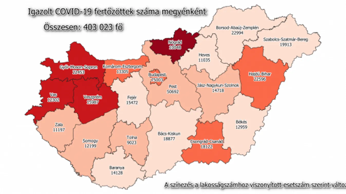 2912 fővel emelkedett a fertőzöttek száma, csökkent az elhunytaké
