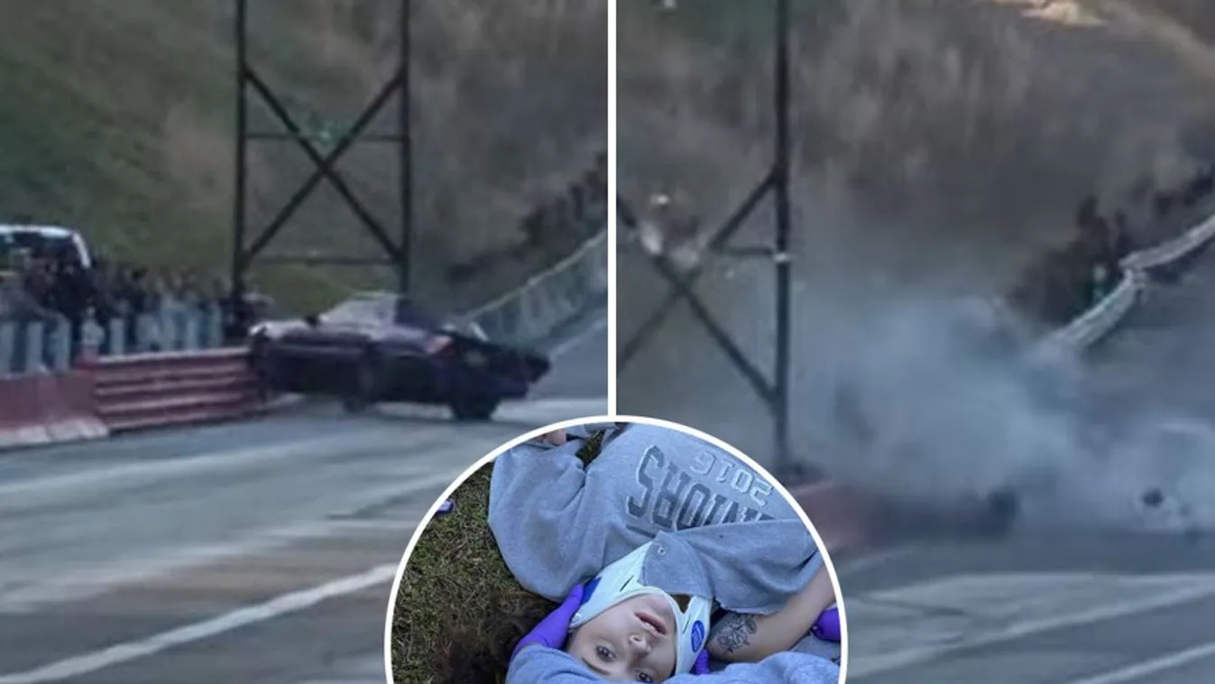 Csak erős idegzetűeknek: fiatal lányt talált el a balesetben kettészakadt autó - Videó