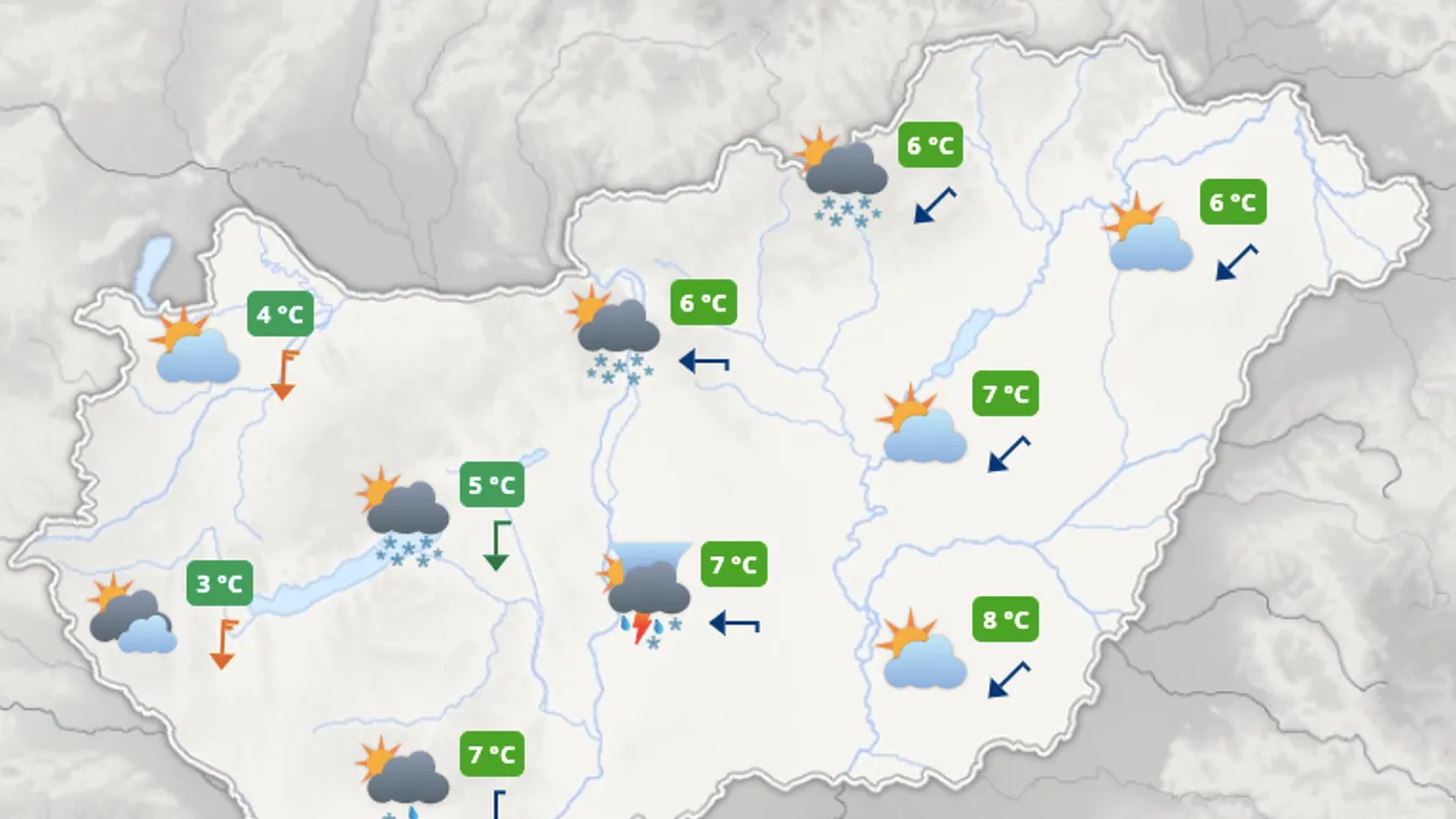 Emlékszel 2013 márciusára? Ismét hóval támad hétvégén az időjárás!