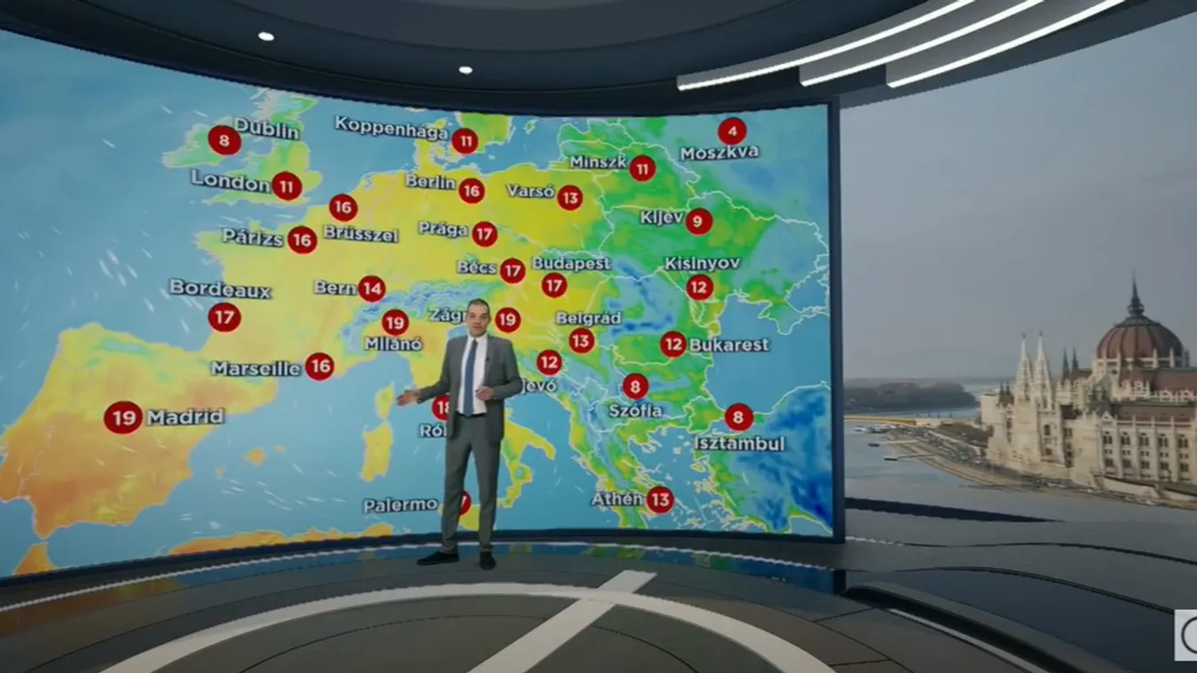 O sole mio: Gondolázva mondta az időjárás-jelentést a közmédia meteorológusa - Videó
