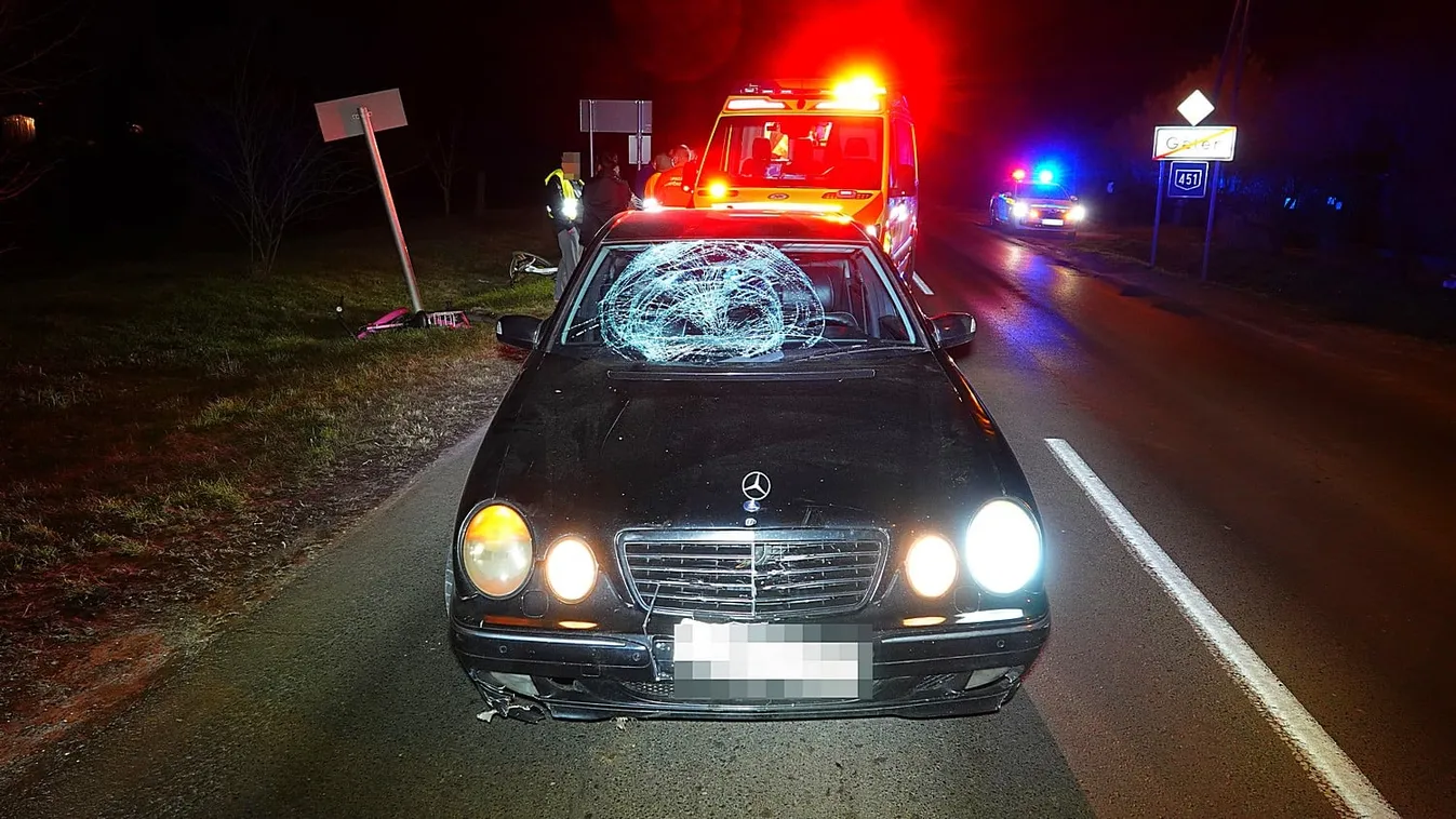 Gyorshajtó gázolta el a szabályosan bicikliző 16 éves lányt és anyját Gátéron