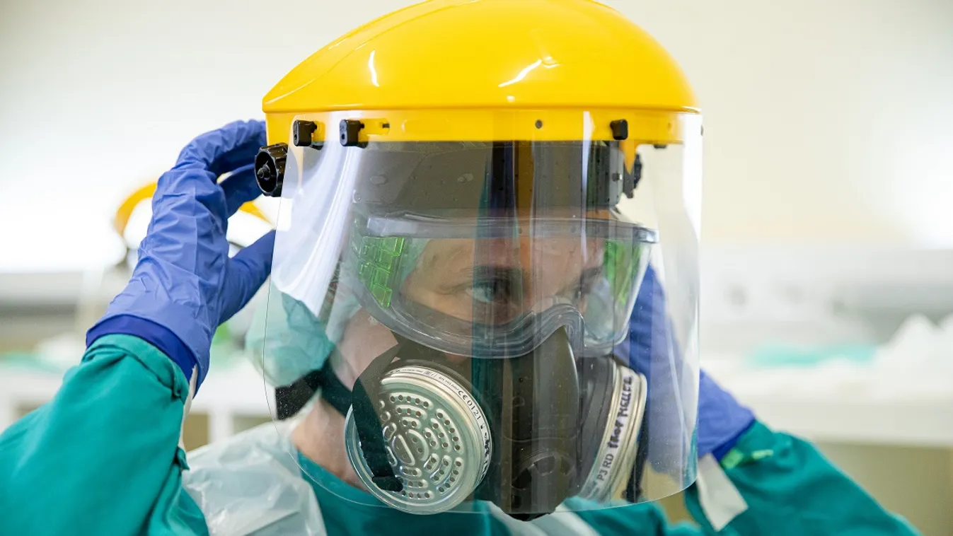 Sosem látott fotók kerültek ki: így néz ki belülről a Semmelweis Egyetem Covid vörös zónája