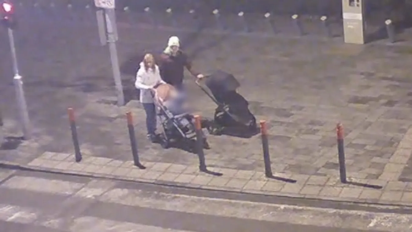 Gusztustalan húzás: kisgyerekes szülők loptak el egy babakocsit – videó