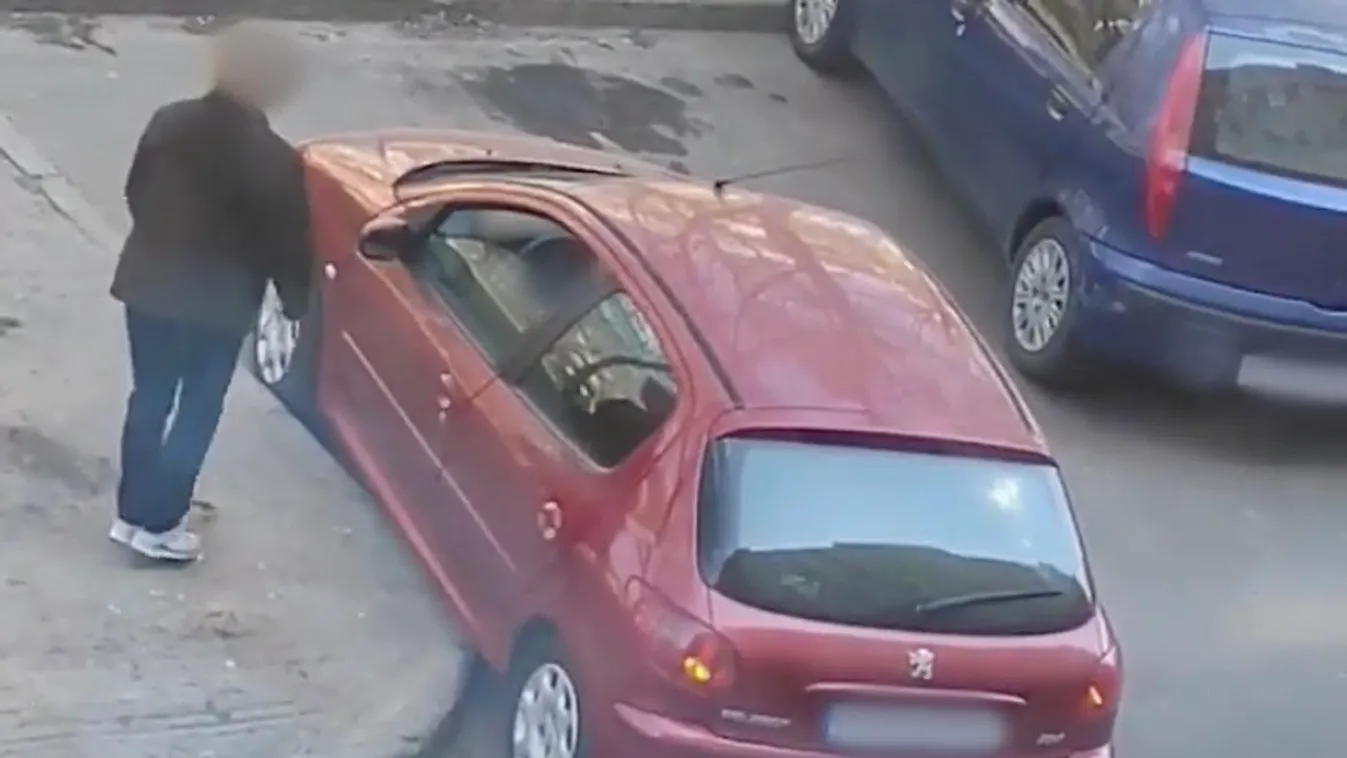 Nincsenek szavak arra, mit művelt egy autós Budapesten parkolás közben - videó