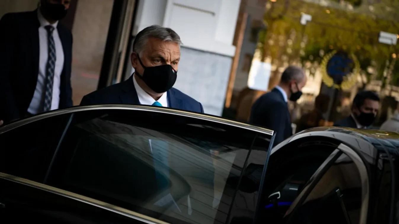 Orbán Viktor megérkezett Brüsszelbe