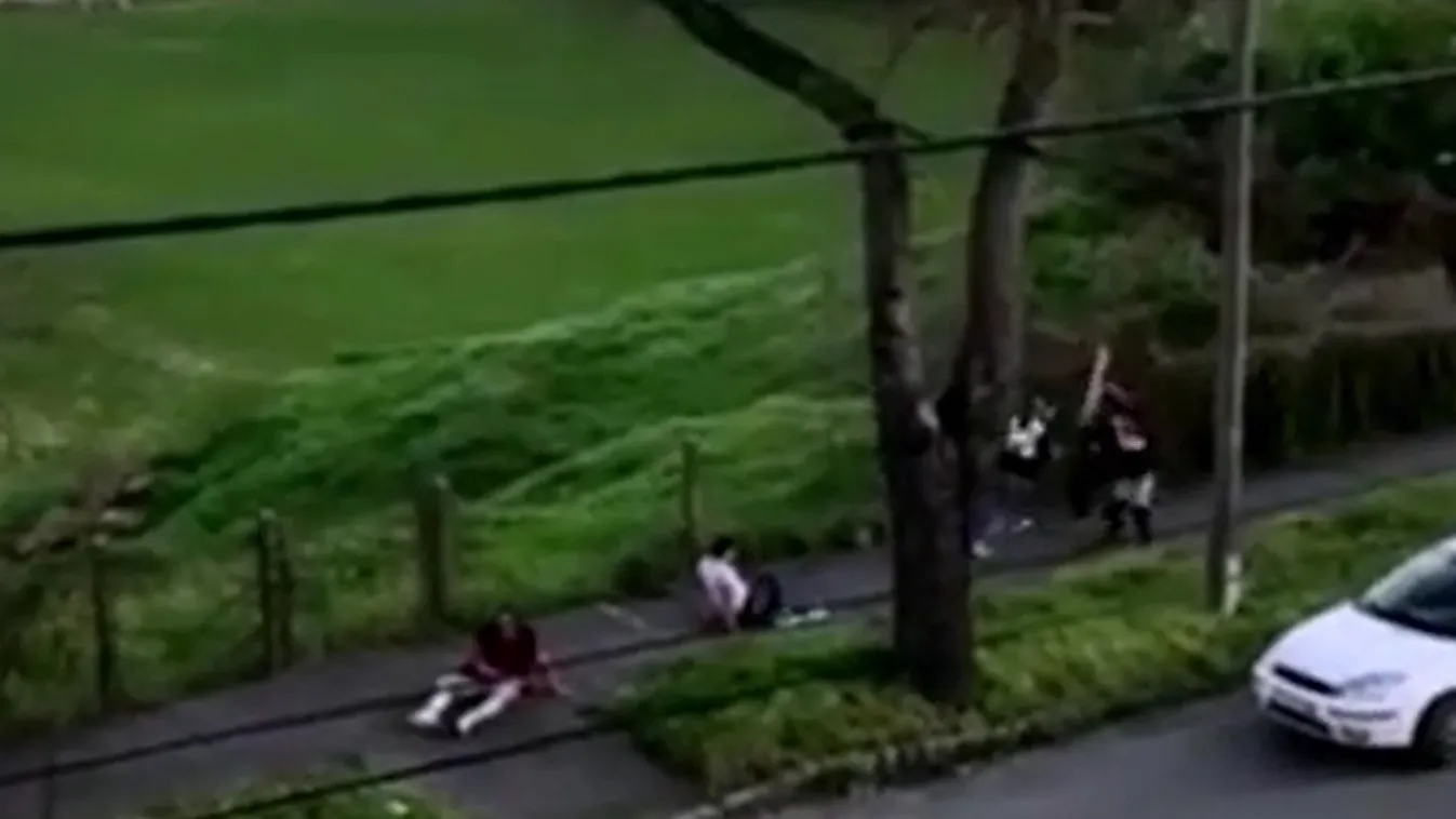 „Azt hittük, itt valaki meghal” – rémisztő videón, ahogy hatalmas balhé robbant ki Pécsett