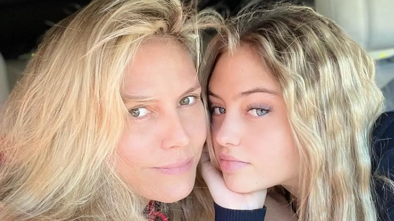 16 éves, de már melltartó nélkül fotózzák Heidi Klum lányát