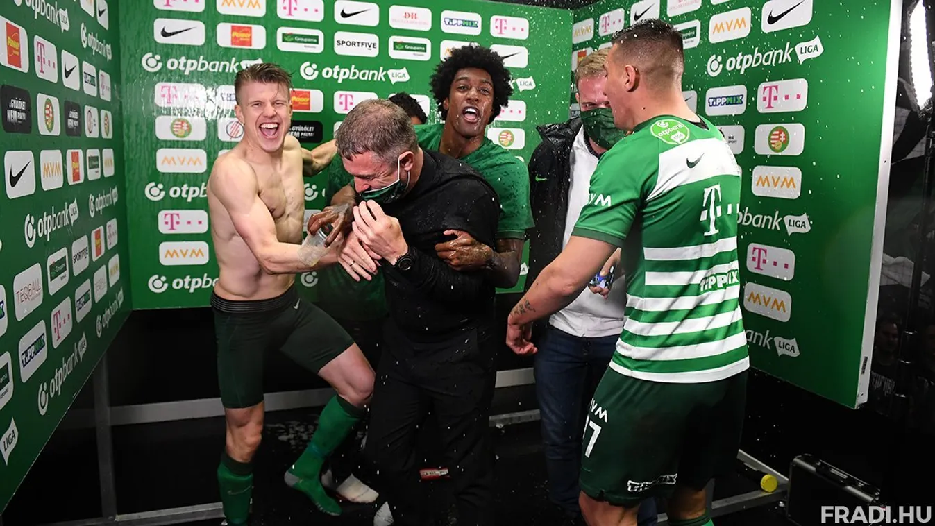 Folyt a pezsgő, így bulizott a Fradi focicsapata