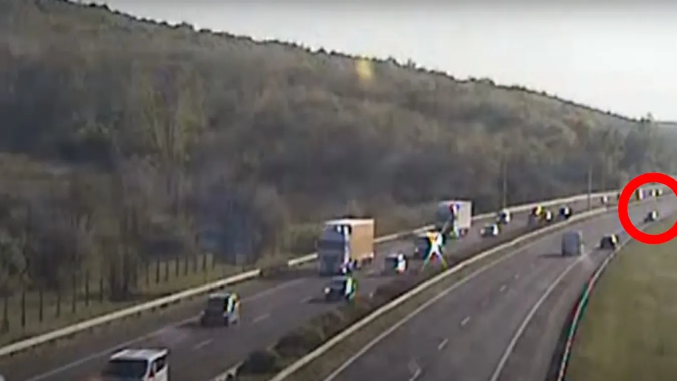 Sokkoló: forgalommal szemben hajtott egy idős férfi az M3 autópályán - Videó