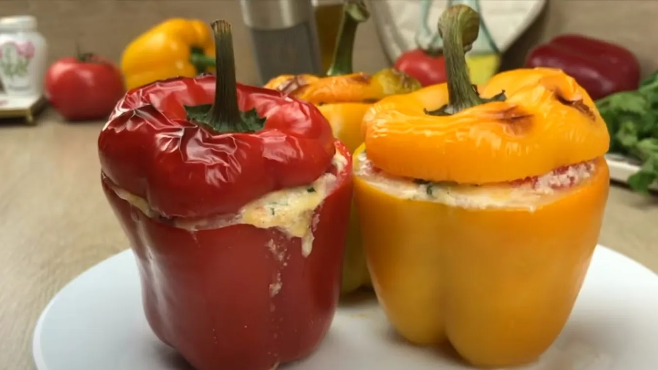 Isteni töltött paprika, ezt még főznöd sem kell