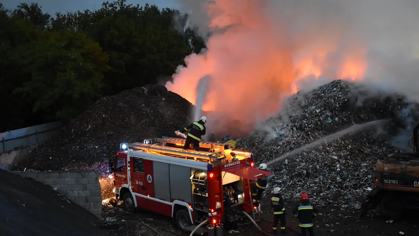 Brutális helyszíni fotók, kigyulladt egy lőrinci feldolgozóüzem