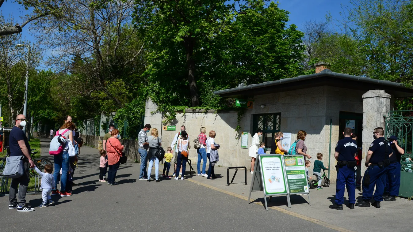 Így ellenőrzik az állatkert bejáratnál a védettségi igazolványt - Fotó