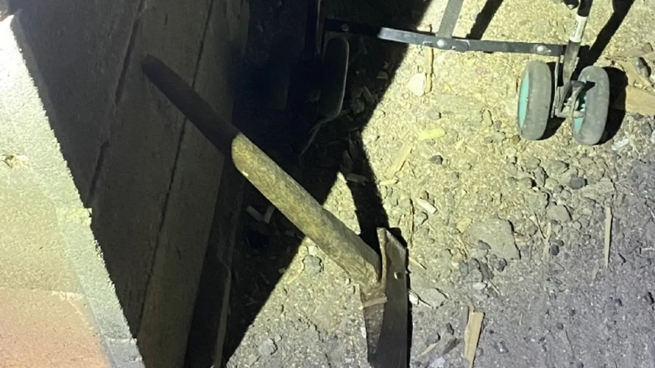 Döbbenetes: fejszével kergette élettársát a 25 éves pápai férfi