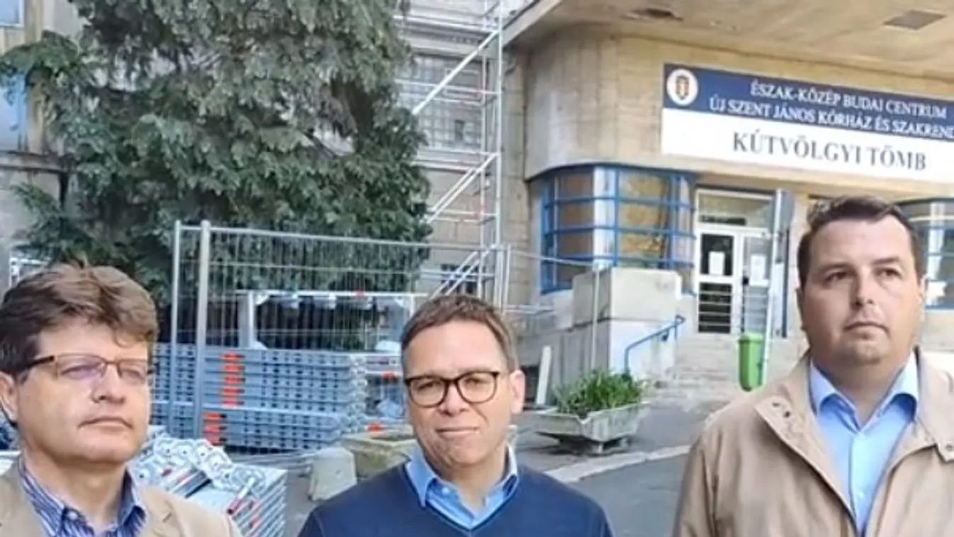 Megújul a Kútvölgyi Kórház homlokzata – videó