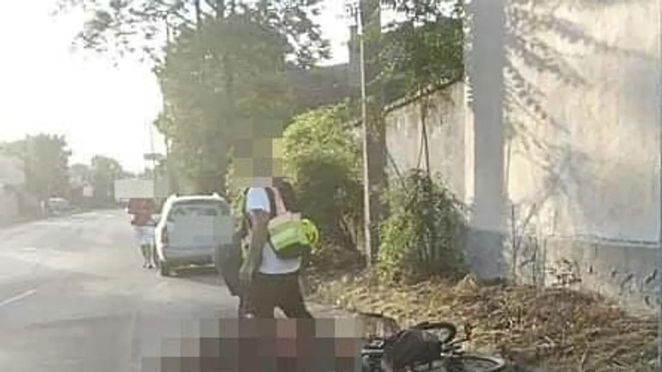 Az aszfaltra zuhant: ezért szenvedett súlyos balesetet a biciklis a Határ úton