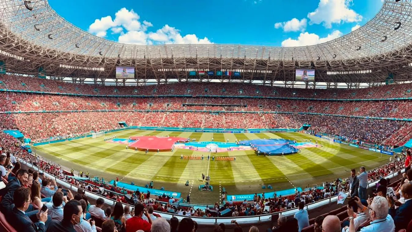 "Mi, magyarok" - a Puskás Arénából posztolt Orbán Viktor