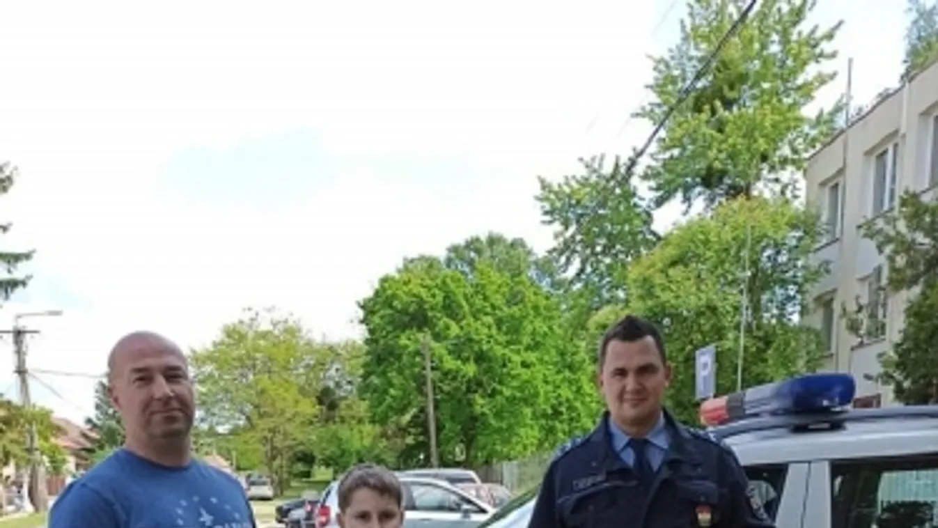Valóra váltották a 13 éves kisfiú álmát az oroszlányi rendőrök