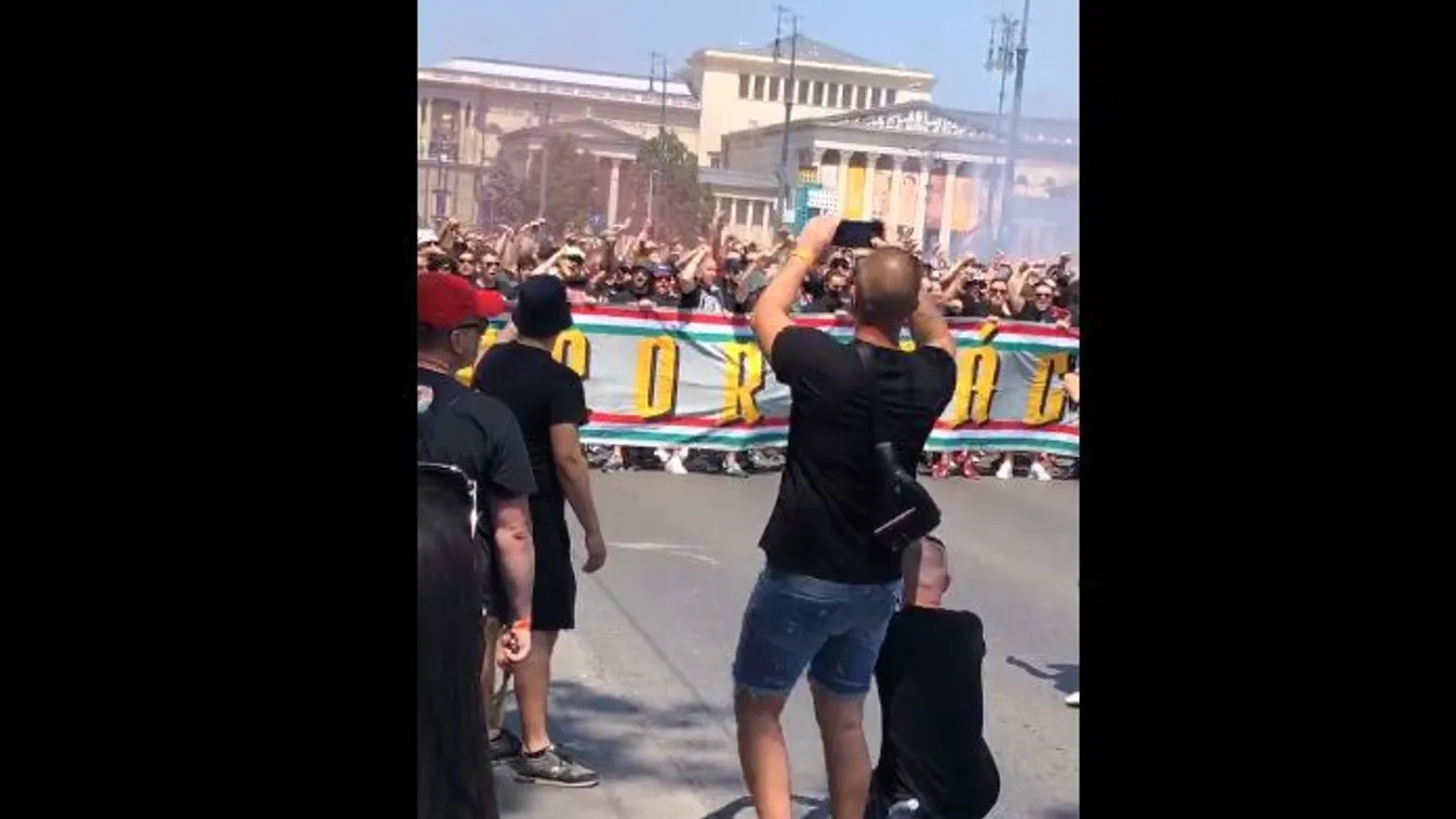 Így hangolnak a magyar szurkolók a franciák elleni meccs előtt – videó