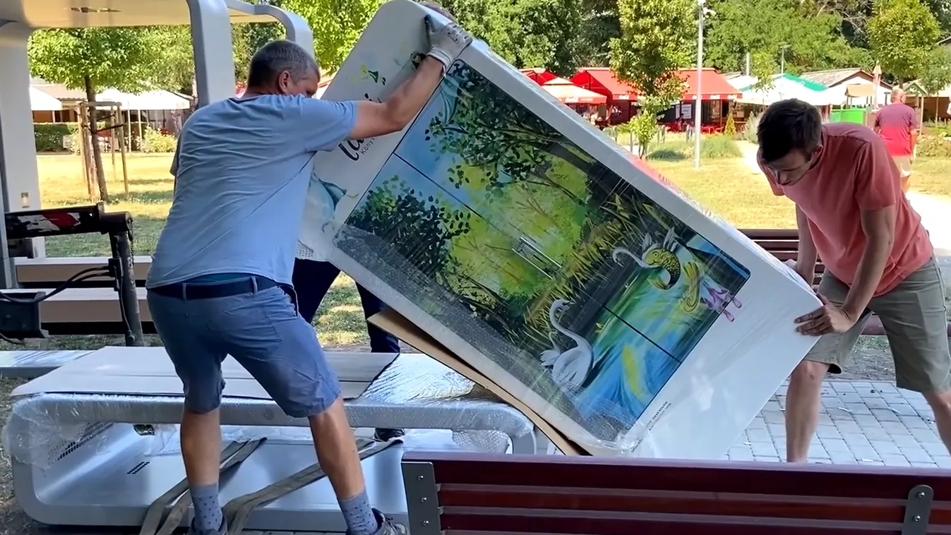 Elképesztő, mi jelent meg Tatán - egyből videóra is vették