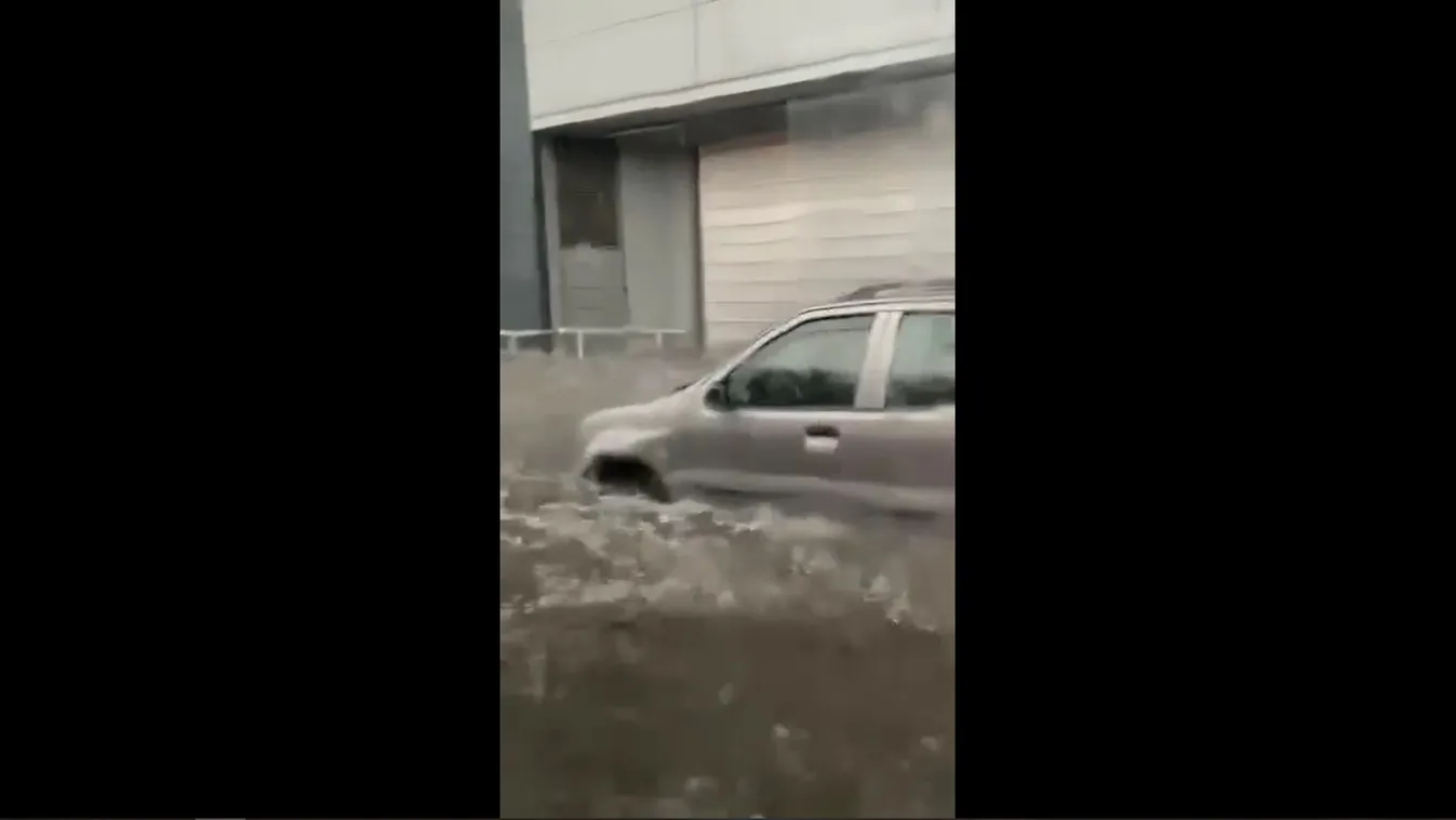 Félelmetes vihar pusztított a fővárosban, elöntötte az utcákat a víz - Videó